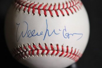 Willie McCovey Autographed Rawlings Baseball.