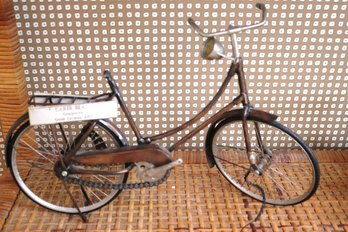 A Cute Decorative Metal Bicycle From Grand Cayman.