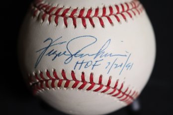 Ferguson Jenkins Hall Of Fame 1991 Autographed Rawlings Baseball