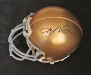 Joe Montana Autographed Notre Dame Fighting Irish Riddell Mini Helmet