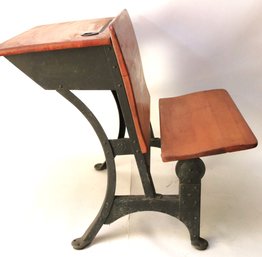 Vintage Wood/metal Desk