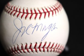 Joe Morgan Autographed Rawlings Baseball With COA Sticker