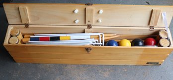 Sport Craft Heritage Croquet Set In Wood Case