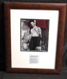 Mickey Mantle Photograph Rated Top Prospect At Age 19 In Frame