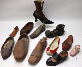 Vintage/antique Shoe Forms & Leather Boot