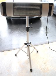 Portable Digital Heater On Tripod Stand