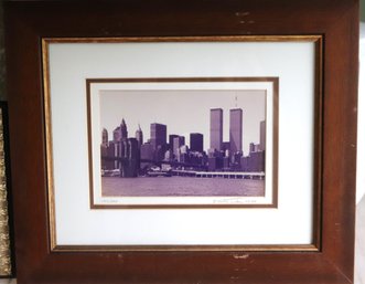 Twin Towers 147/500 Framed Photograph Print Signed By The Artist Stanley 1999