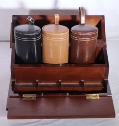 Cute Little Wood Storage Box As Pictured! Desktop Wood Caddy-Pen And Stationary Holder?