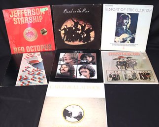 Vintage Records - Cat Stevens, Paul McCartney, Jefferson Starship, Eric Clapton, Beatles And More.