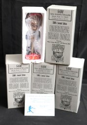 Cooperstown 500 Home Run Club Collectible Bobble Heads, Hank Aaron, Willie McCovey, Frank Robinson And More