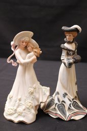 Lenox Fine Porcelain Sculptures Including Grandmas Embrace And Tea At The Ritz