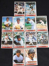 Lot Of 1979 Collectible Baseball Cards With NY Yankees Burger King Exclusive Features, Reggie Jackson And More