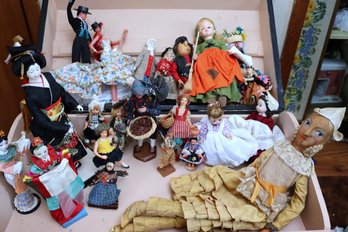 Vintage Travel Dolls Includes Marin Spanish Dancers