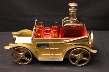 The Solid Gold Cadillac Music Box Decanter Set