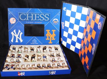 New York Mets Vs Yankees Chess Set With Box