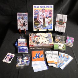 Lot Of Amazing Mets Memorabilia With Tickets, Stubs, VHS, Books, Baseball Cards, And Much More