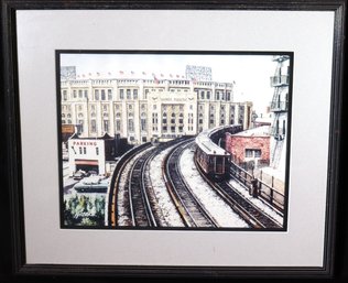 Yankee Stadium Framed Print By Marv Herbert