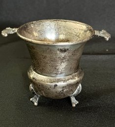 STERLING SILVER FOOTED TOOTHPICK CUP BY MOSS