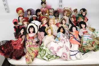 Collection Of Assorted Travel Dolls