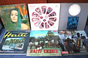 Vintage Records Include Haiti Cherie, Pan Am Jet North Stars Steelband, Musical Trip To Haiti, Latin Lush,