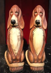 Pair Of Vintage D. Ossford Hound Dog Andirons