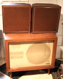 Vintage MCM Speaker Set Includes University, Includes Wharfedale Model W35 Speakers