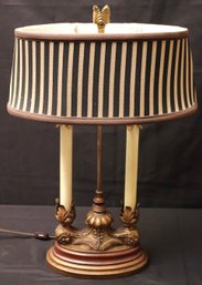 Vintage Bulliotee Style Table Lamp