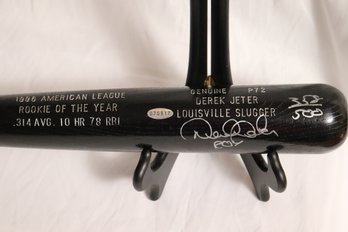 Derek Jeter Autographed Louisville Slugger Baseball Bat With COA 070917