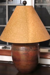 Hand Hammered Copper Table Lamp With Shade