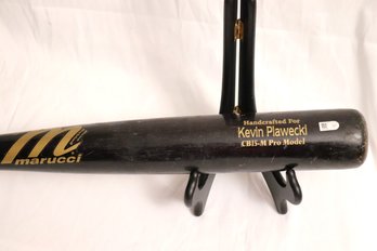 Kevin Plawecki 22 Handcrafted Maruchi Game Used Baseball Bat With COA