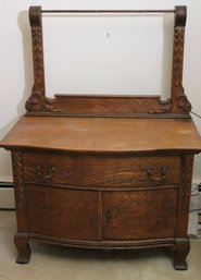 Antique Wood Washstand