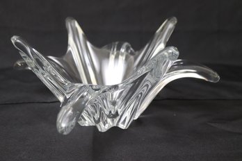 Baccarat French Crystal Octopus Bowl 13x6