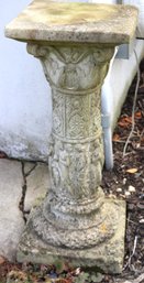 Vintage Cement Garden Pedestal