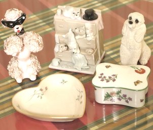 Assorted Sized Miniatures Includes Tiffany & Co Tiffany Garden Limoges, Leftons Exclusive, Stone Critters