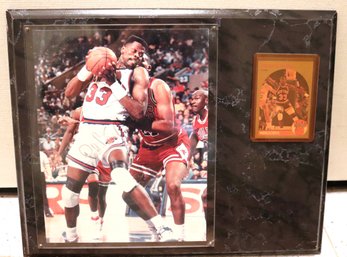 Patrick Ewing Autographed Photo With Card And COA