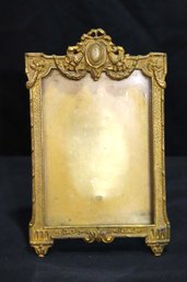 Antique Victorian Brass Picture Frame For 4 Inch X 6 Inch Photos