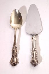 Sterling Silver 2 Piece Matching Serving Set By Reed And Barton