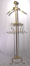 Vintage Brass Valet Stand