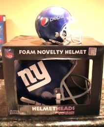 NFL Helmet Head Foam Helmet In Box & Small Decorative Pepsi Helmet