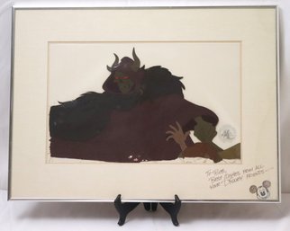 The Black Cauldron Original Hand Painted Movie Film Cel Walt Disney Productions.