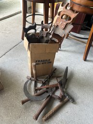 Antique Saws And More Including Craftsman And Disston And More