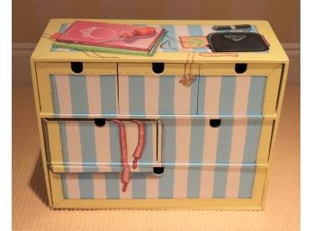 6 Drawer Custom Hand Painted Adolescent Jewelry Box