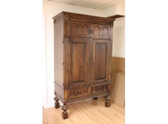 Vintage Domain Furniture Wood Armoire