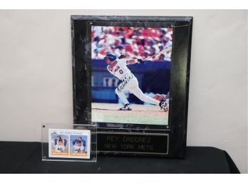 Rey Ordonez Signed Photograph