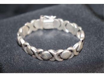 Sterling Silver 925 Xo Hugs & Kisses Bracelet