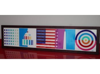 Signed Yaacov Agam Spirit Of America HC 11/27 With Certificate Of Authenticity