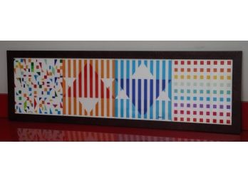 Signed Yaacov Agam Stars Of Hope HC 14/27 With Certificate Of Authenticity