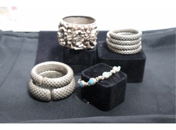 Sterling Silver Bracelets: Snake Bracelets, Arm Bracelet And Turquoise And Sterling Bracelet