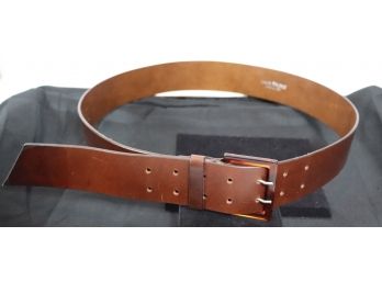 Brown Leather Belt By Laura Biagiotti Size 44