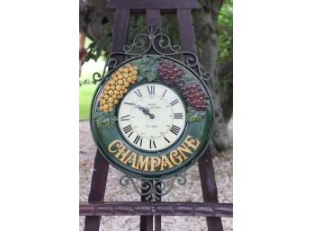 Decorative Champagne Wall Clock